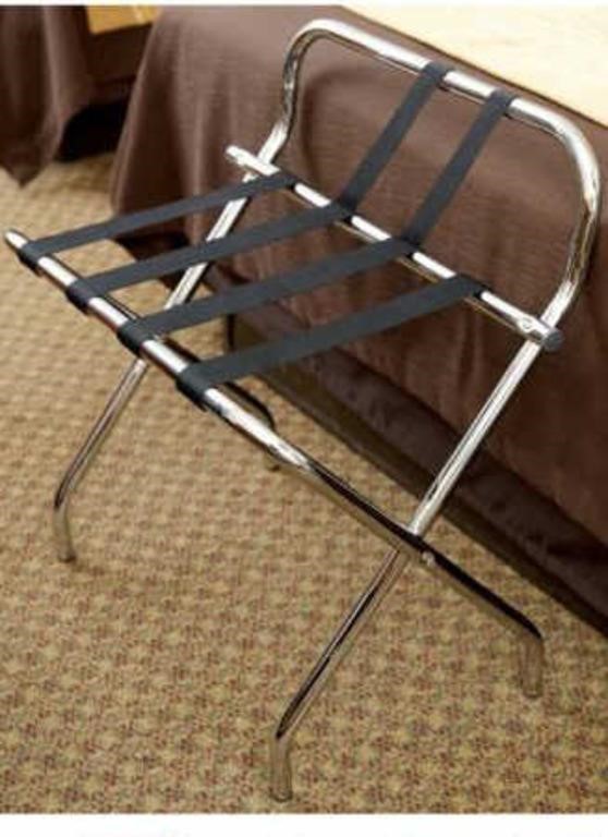 Luggage Rack With Back