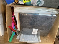 GROUP OF OFFICE SUPPLIES, FOLDERS, PAPER, ECT