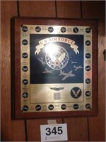 US Air Force plaque