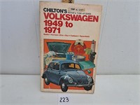 Chiltons VW Repair Manual 1949-71