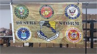 1999 Nylon Desert Storm flag 3’x5’