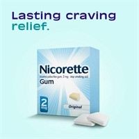 Nicorette Nicotine Gum, Stop Smoking Aids, 2 Mg