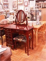 Dressing table/jewelry armoire 36" long x 16"