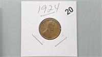 1924 Wheat Cent be2020