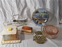 Collection of decorative dishes