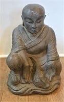 May All Beings Be Free' Namaste Monk Statue