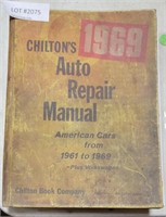 1969 CHILTONS AUTO REPAIR MANUAL