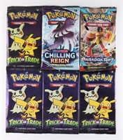 (6) X SEALED POKEMON CARD PACKS