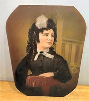1800's Color Portrait of Sallie Dillard Larkin