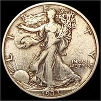 1933-S Walking Liberty Half Dollar LIGHTLY