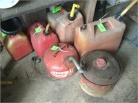 7 gas cans