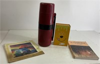 Miscellaneous with Thermos, Book and Picture