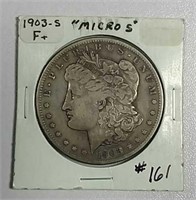 1903-S "Micro O"  Morgan Dollar   F+