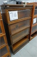 1 Barrister Bookcase - missing bottom door (with t