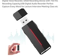 Digital Voice Recorder, 64GB Recording Device