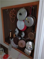 Wall of cookware