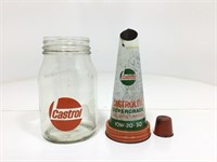Castrol Bottle & Castrolite Supergrade Top & Cap