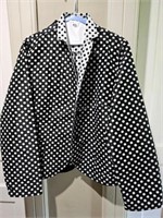 Sun Kim Polka Dot Blazer