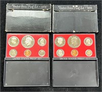 1975 & 1976 US Proof Sets in Boxes