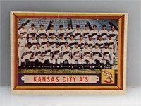1957 Topps Kansas City A's Team #204