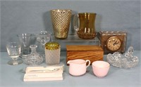 ABC Glass, Mercury Glass, Minton, etc.