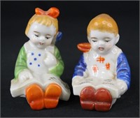 Occupied Japan Reading Children S/P Shakers