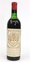 1969 Chateau Longville Bordeaux Wine Bottle