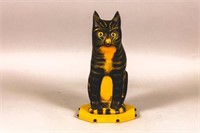 Hand Carved & Painted Cat by Hank & Steve Kimple,