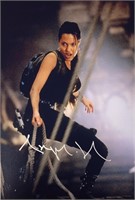 Tomb Raider Angelina Jolie Autograph  Photo