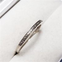 Sterling Silver, Diamond Ring