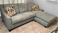 Cindy Crawford Sleeper Sofa with Chaise