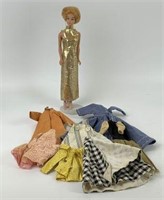 Vintage Midge Doll & Clothing