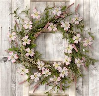 Dogwood & Salvia Wreath 24"