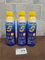 3x Coppertone sport spf 50