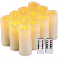 Enpornk Flameless Candles Flickering LED Candles