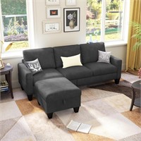 Lonkwa 78'' Convertible Sectional Sofa Couch,
