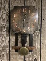 Handmade Wall Pendulum Clock
