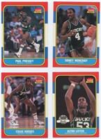 (4) 1986-87 Fleer Milwaukee Bucks Cards: Paul