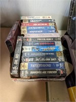 Lot of VHS Tapes 007 James Bond