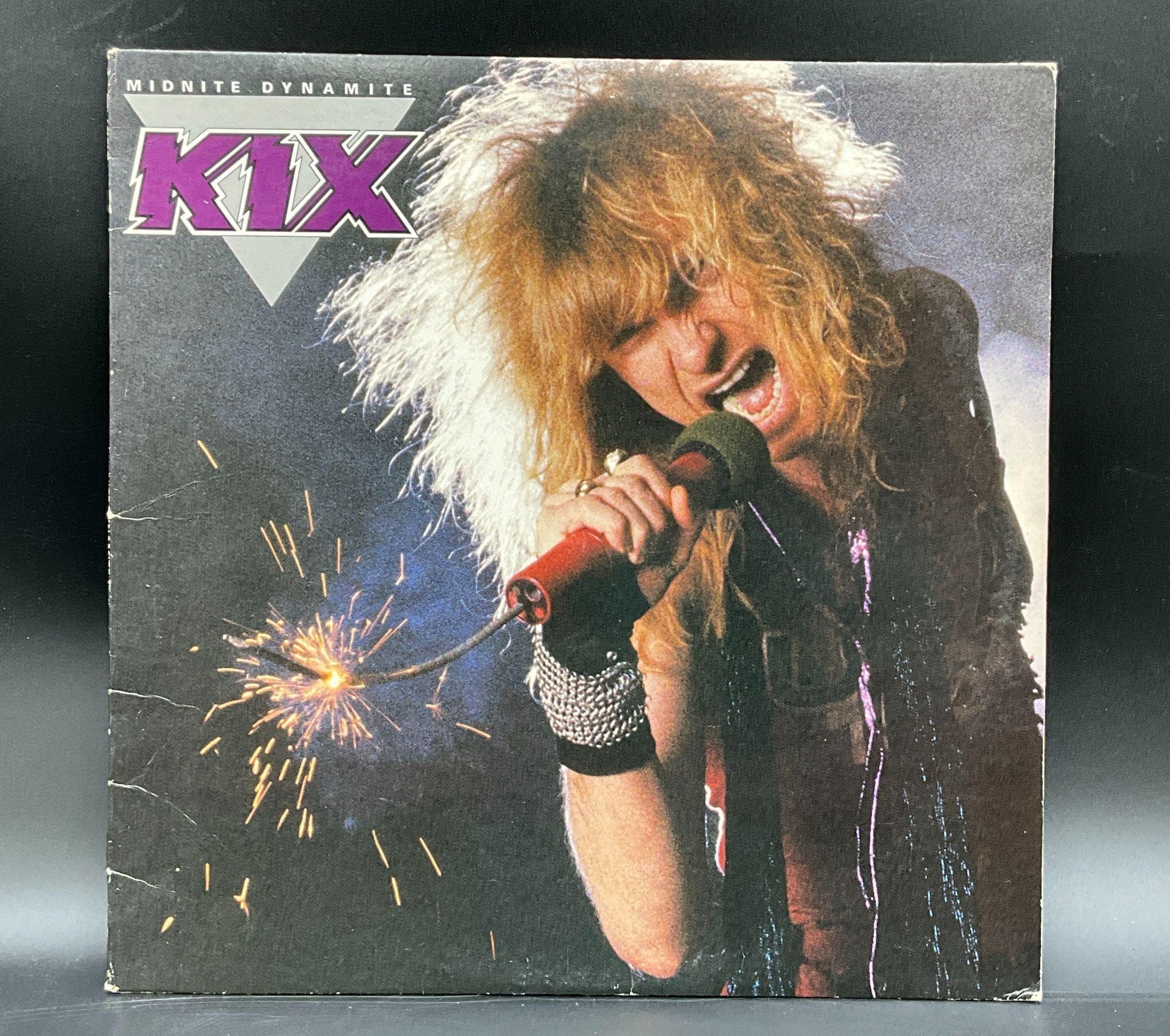 1985 Kix "Midnite Dynamite" OG Glam Hard Rock LP