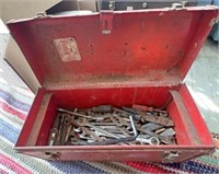 Toolbox with wrenches and more
