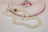 14kt yellow gold and  high quality Akoya Pearl