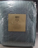 ADELE PICK STITCH QUILT LARGE 106" BY 92" KING NEW