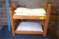 VTG twin doll bunk bed 20.5" T x 20.5" L x 10"D