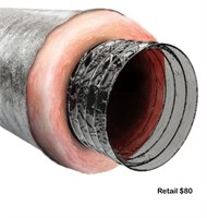 IMPERIAL 6in/300in Insulated Polyester Duct