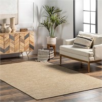 nuLOOM Alessi Farmhouse Cotton Area Rug, Beige