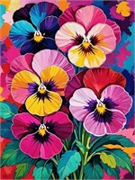 Pansy Bouquet II LTD EDT Signed Van Gogh Limited
