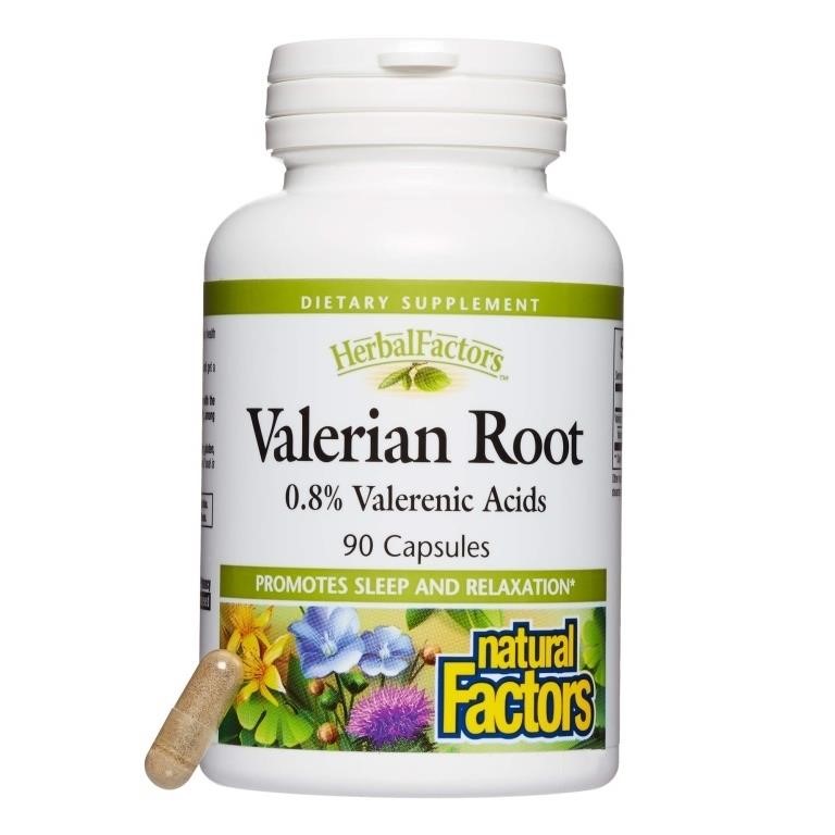 2026Valerian Root Extract by Natural Factors - 90