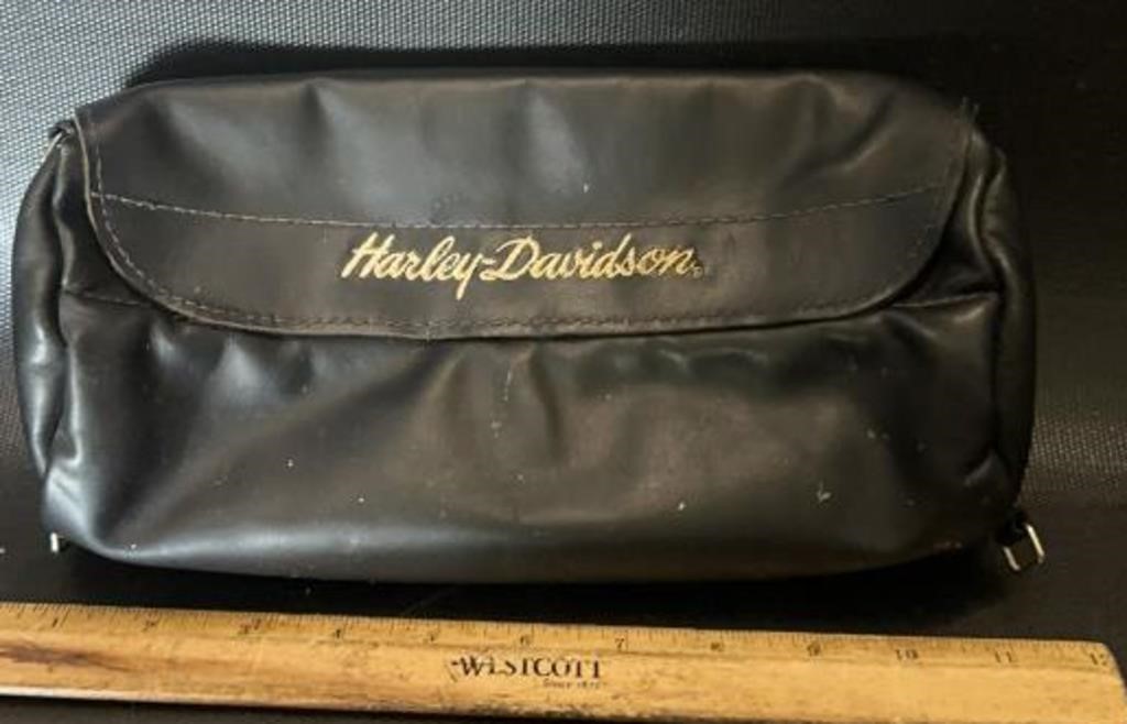 HARLEY DAVIDSON LEATHER POUCH
