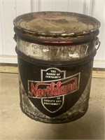 Metal Northland Oil can